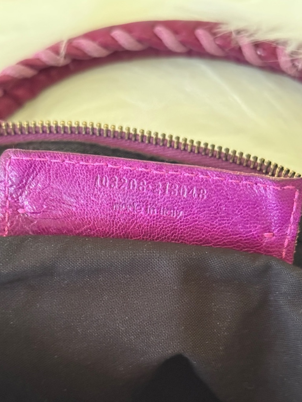 BALENCIAGA CITY BAG FIRST BAG 2005 CHÈVRE LEATHER PURPLE VINTAGE W/MIRROR - Picture 16 of 16